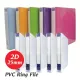 A4 2D 25mm PVC Ring File | Color Ring File | PVC File | Colour Ring File | White File / Fail Putih / 2D File. 