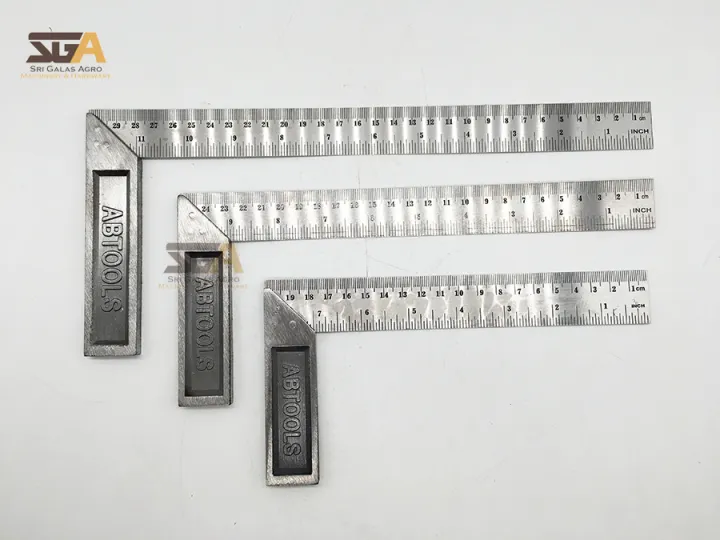 Metal L Ruler 8 10 12 Shape 90 Degree Stainless Steel Ruler Sesiku L Lazada