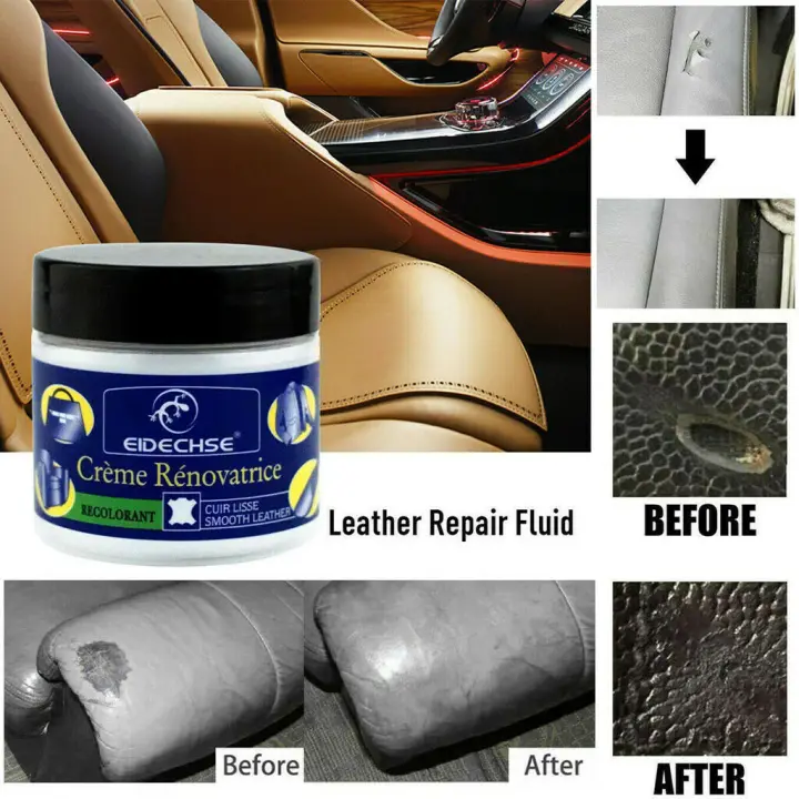 Reconditioning Leather Cream Vinyl Repair Kit Auto Car Seat Sofa Coats Holes Lazada Ph - What Is The Best Leather Car Seat Repair Kit