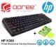 HP K300 (104 KEYS) / K300 2024 (98 KEYS) WIRED USB MECHANICAL GAMING KEYBOARD WITH MULTI COLOR BACKLIGHT, DURABLE KEYCAPS AND MINIMALIST DESIGN. 