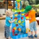 TEMI Water Table Waterfall Outdoor Toys for Kids Toddlers Boys Girls, Two-Sided Waterfall Tray Water Sand Activity Tables Outdoor Outside Toys. 