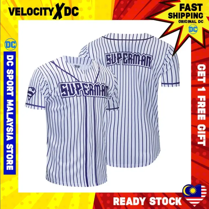 Dc Baseball Jersey 2021 Original Superman Unisex Ready Stock Limited Edition Lazada