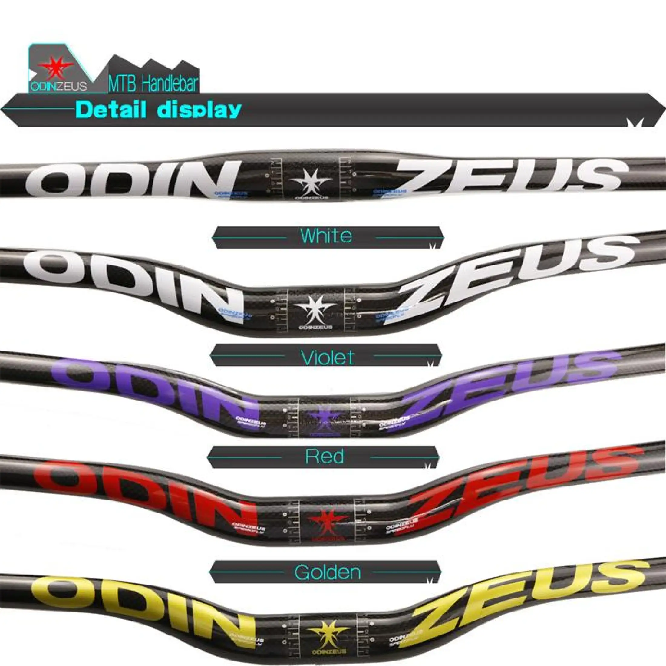 Bicycle Handlebar ODINZEUS Hot Sale Ultra light MTB Carbon Bicycle