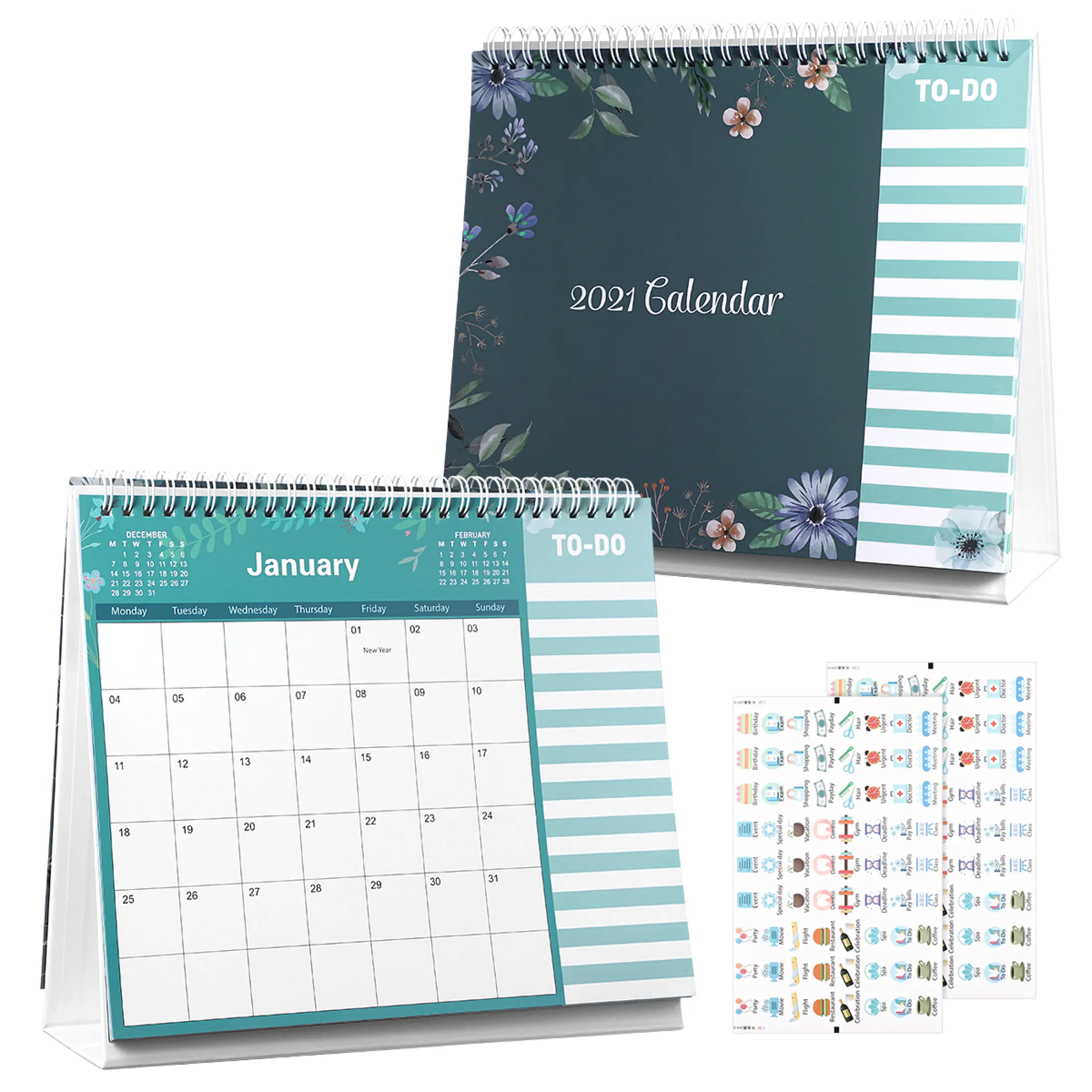 Stobok 2021 Desk Calendar 12 Months Standing Flip Calendar Runs From January 2021 To December 2021 Daily Planner 2021 Full Year Calendar Bonus 2 Sheets Stickers For Home Office Lazada Singapore