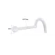 10 Pcs/lot 20G Bioflex Clear Nose Rings Retainer L-Shaped Nose Screw Studs Skin Color Nose Bone Pins 2mm Ball Nostril Piercings Body Jewelry. 