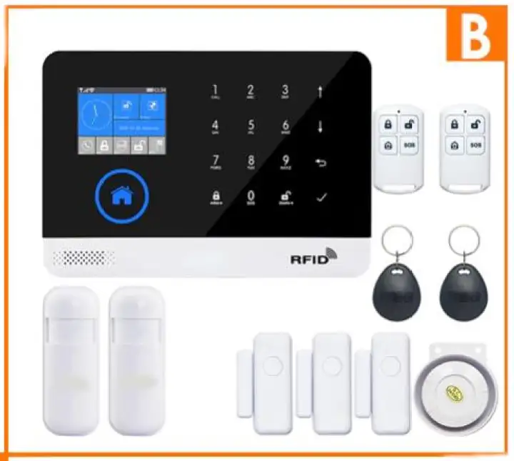 Tuya Smart Life Wifi Wireless Alarm System For Condo, Home, Shop, Office - Smart Phone APP Control