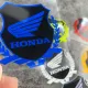 Nhãn Dán LOGO Huy Hiệu Phản Quang HONDA Đề Can Kính Chắn Gió Xe Máy Cho Tất Cả Các Dòng Xe HONDA. 
