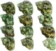HERMIT CRAB SHELL GREEN TURBO SHELL (S) SIZE. 