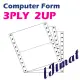 I JIMAT Sonoform 3PLY 2UP NCR Computer Form 3 ply 2up Half A4 Paper **Quality And Image Guaranteed**. 