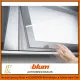 BLUM Drawer TIP-ON Mechanisms, Straight Adapter (Full Set). 