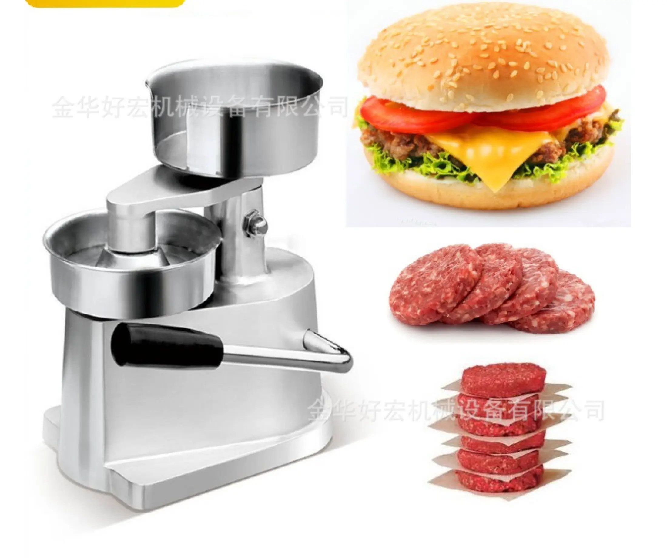 Mesin Pembentuk Burger Manual Besar Rumah Alat Tekan Burger Panggangan Stainless Steel Global Komersial Sempurna Lazada Indonesia