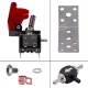 Universal Dual Stage Electronic Turbo Boost Controller PSI Turbocharger with Switch Vehicle 30 90psi Car Accessories. 