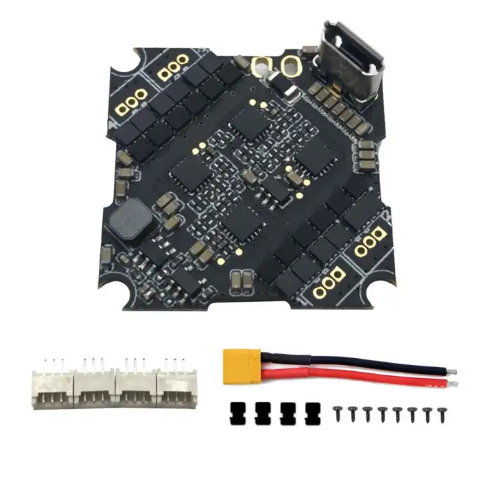 Topacc NameLessRCAIO412 Durable F411 Flight Controller Board Bulit-in 12A 2-4S BLHELI_S HV ESC -