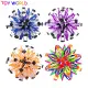 Large Colorful Expanding Ball Toy with lights Baby Throwing Ball Stretching Shrinking Beach Kick Ball Sphere Toy Sensory Toys Children Squishy Anti Stress fidget toy outdoor toys for kids. 