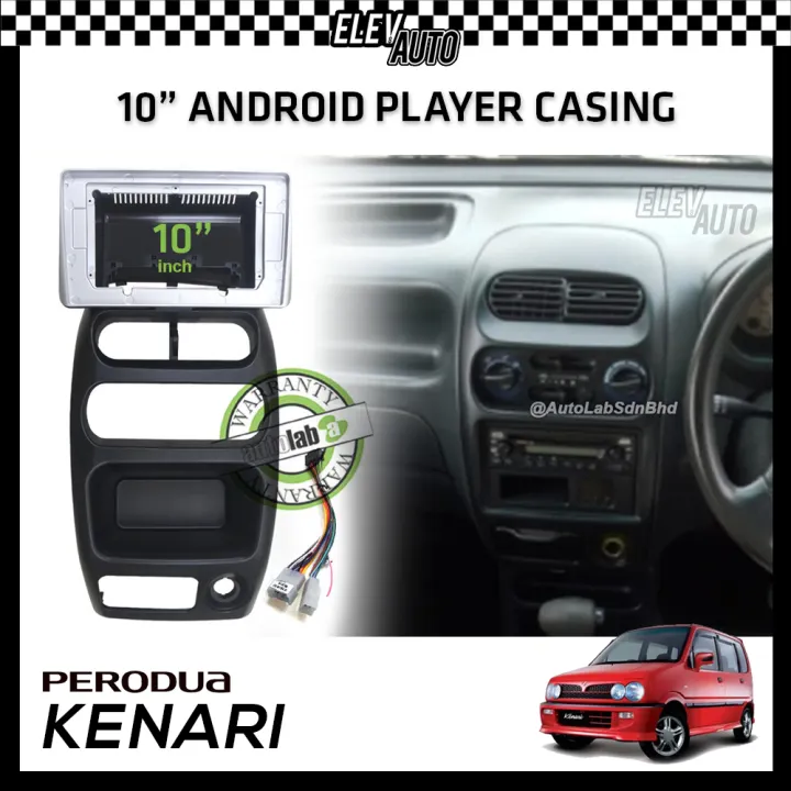 Perodua Kenari Android Player Casing 10" with Player Socket (with EXTRA STORAGE SPACE)