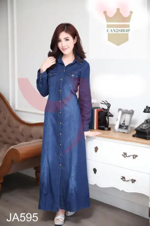 jubah denim
