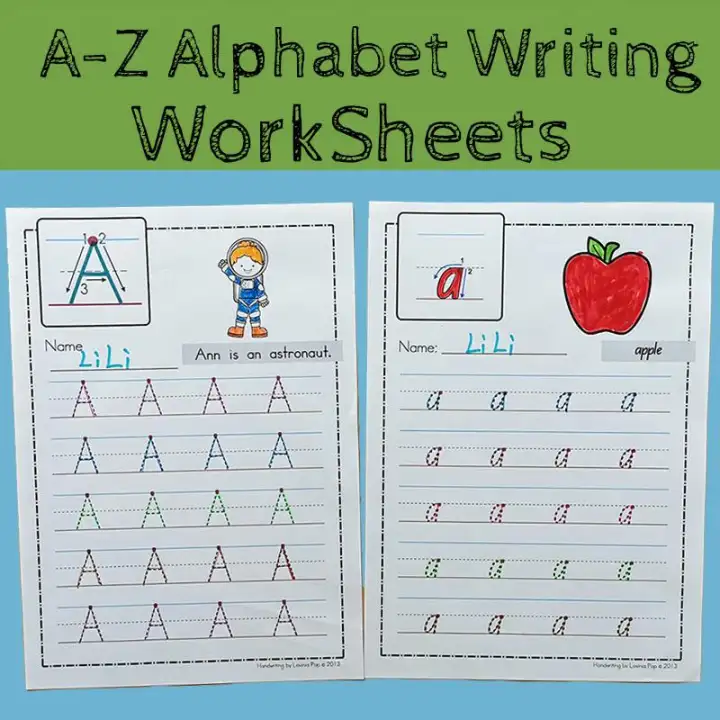 26 Letters A-Z Alphabet Abc Practice Worksheets Activity Passages Preschool Early Learning English Homework Writing Exercise Workbook Kindergarten Pre-School For Kids Children | Lazada Singapore