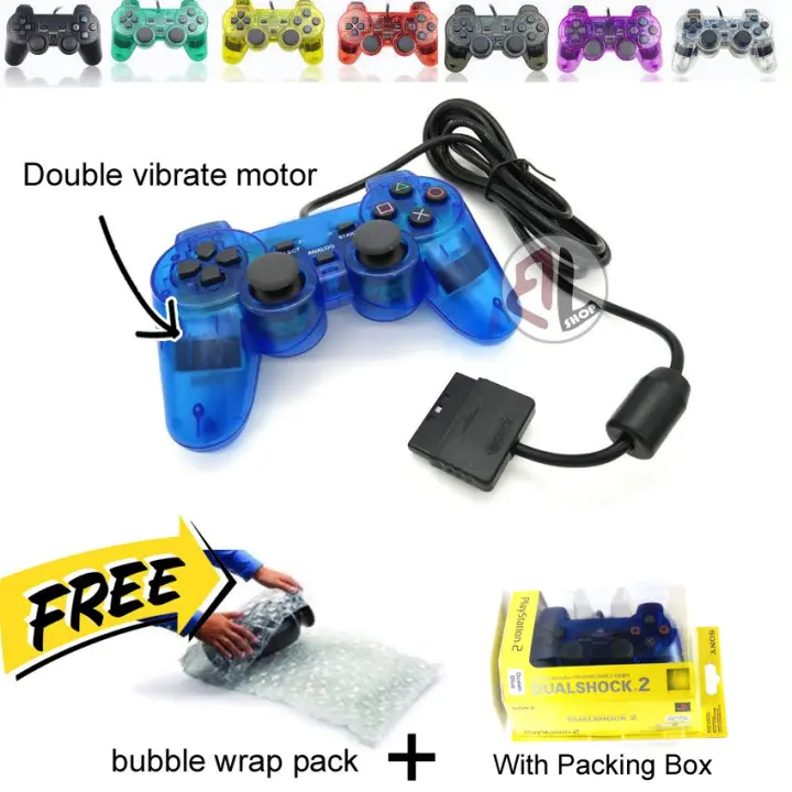 Playsation 2 / PS1 / PS2 Dual Shock II Controller Double vibrate motor Games Pad / Joystick