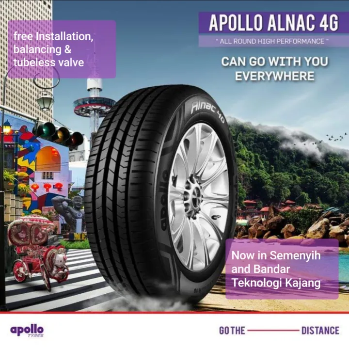 195 55r15 Apollo Alnac 4g Tyre Year 2020 195 55 15 Lazada