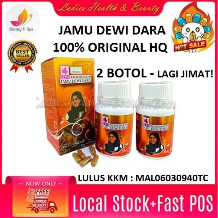 2 Botol Jamu Dewi Dara Sdm Seri Dewi Malam 100 Original Hq Hot Sale Lazada
