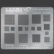 Multifunction BGA Stencil 0.3/0.35/0.4/0.5/Parallel/45 Degree Hole Universal Solder Template BGA Reballing Stencil. 