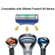 1 Handle+N Blades Men Razor Razors 5 Layer Razor For Face Care Compatible For Fuson razor. 