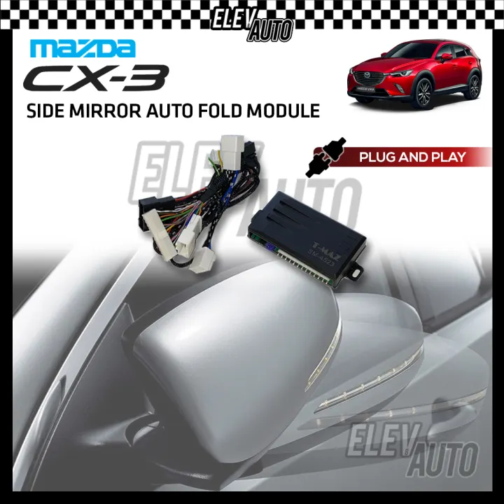 Side Mirror Auto Fold Module Plug And, Do Mazda 3 Mirrors Fold In
