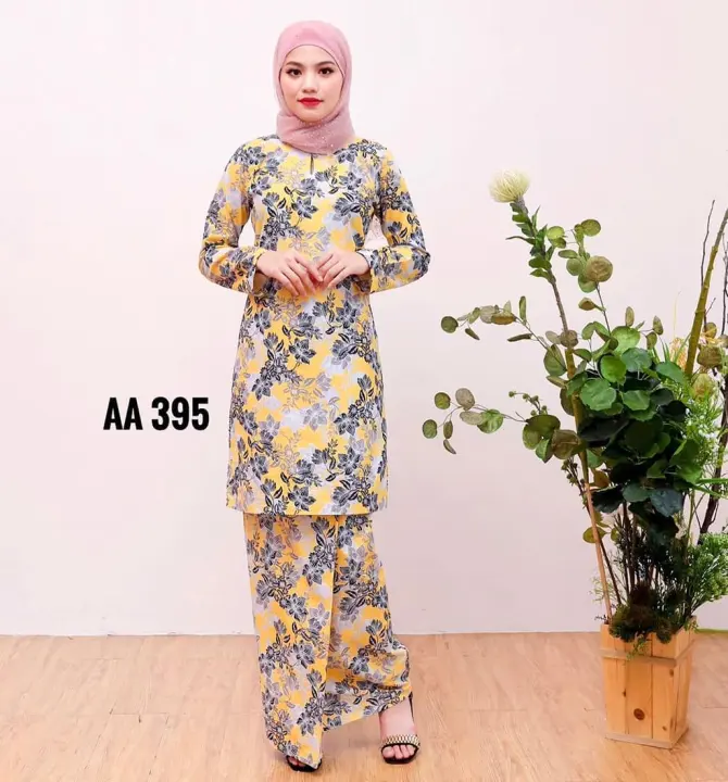 Baju Kurung Moden Kain Lipat Batik Lazada