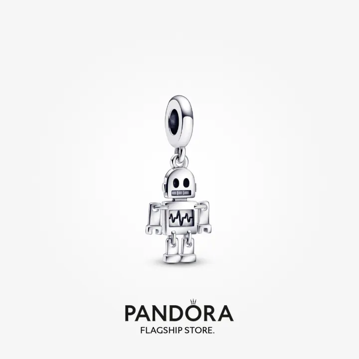 Pandora Bestie Bot Robot Dangle Charm