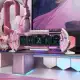 DIVOOM TIMES GATE PINK Pixel Art Informative Display Desktop Companion Dynamic Light Effects Increase Gaming experience Clock. 