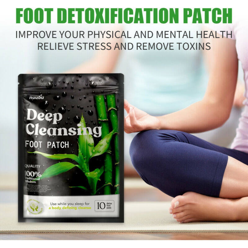 Gambar 20×nuubu Natural Detox Foot Patches Pads Cleansing BodyToxins Feet Dehumidifying