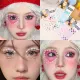DIY Eye corner stickers Glitter Powder Shell sequins Eye Makeup Sequins Flash Mermaid Flake Fish scales Eye accessories Shark. 