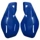 Ediors Dirt New Bike ATV MX Motocross Motorcycle Hand Guards Handguards W/Mount Kits （Blue） - Blue (blue). 