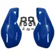 Ediors Dirt New Bike ATV MX Motocross Motorcycle Hand Guards Handguards W/Mount Kits （Blue） - Blue (blue). 