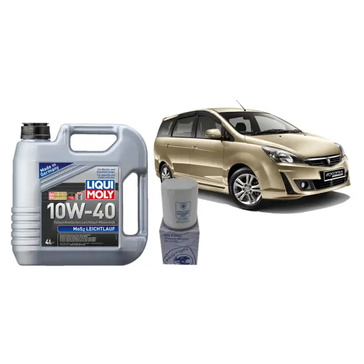 Proton Exora Semi Synthetic Service Package Using Liqui Moly 10w40 Mos2 Lazada