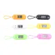 [The Gesh] Mini Oval Digital Watch Unisex Student Electronic Table Time Display Clock Hanging Keychain. 