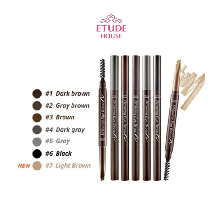 Etude House Drawing Eye Brow 0 25g 7 Colors To Choose Beautybabe Lazada