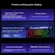 LEOBOG AMG65 three mode smart screen customized mechanical keyboard, GASKET structure, hot plug, RGB dual screen video game keyboard. 
