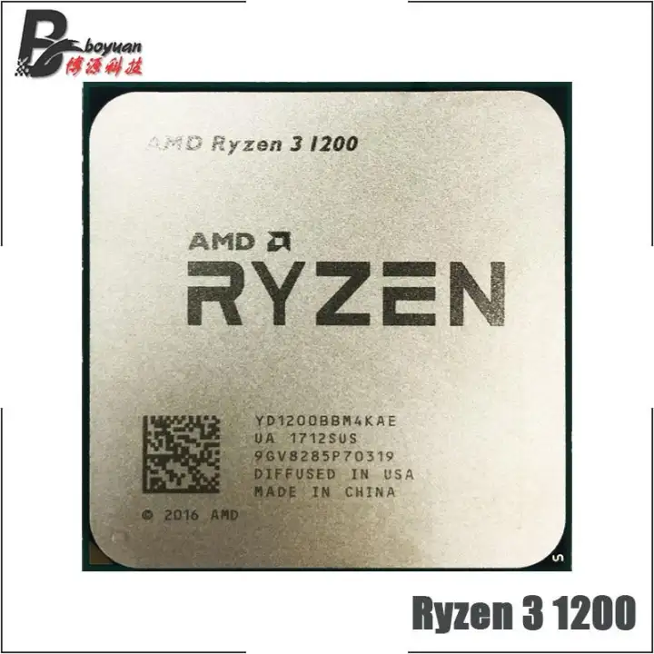 Amd Ryzen 3 10 R3 10 3 1 Ghz Quad Core Quad Thread Cpu Processor Yd10bbm4kae Socket Am4 Lazada Ph