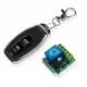 DC 12V 1Ch Relay 433Mhz Wireless Remote Control Switch Remote Learning Code Transmitter Receiver Module. 