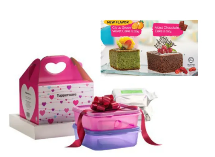 Tupperware: Season's Greeting Cake Gift Set