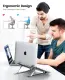 ORICO Foldable Laptop Stand Holder Riser Portable Adjustable Aluminum Notebook Stand Computer Stand 7 Angles for MacBook Tablets. 