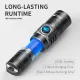 Smiling Shark SD7151 LED Mini Flashlight Super Bright Key Chain Torch Light 4Mode Type-c Rechargeable Lighting Waterproof Convenient Lightweight. 