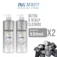 Pantene Micellar Detox & Scalp Cleanse White Charcoal Extract Shampoo 530ml [BUNDLE OF 2]. 