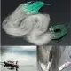 1.2x30m Clear Permium Green White Net Fish Fishing Gill Trap Monofilament Mesh + Float -. 