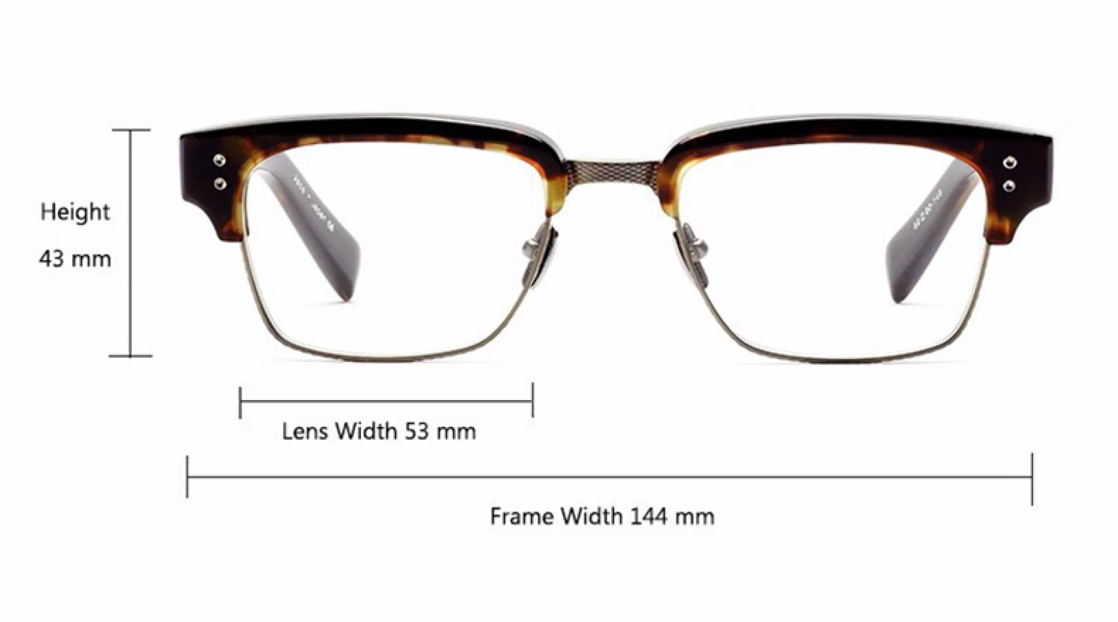 New Fashion Statesman Beckham Plain Glasses Vintage Brand Design Myopia Optical