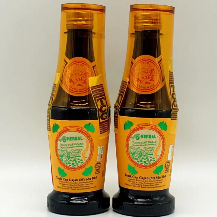 Herbal Tonik Cap Gajah 320ml Lazada