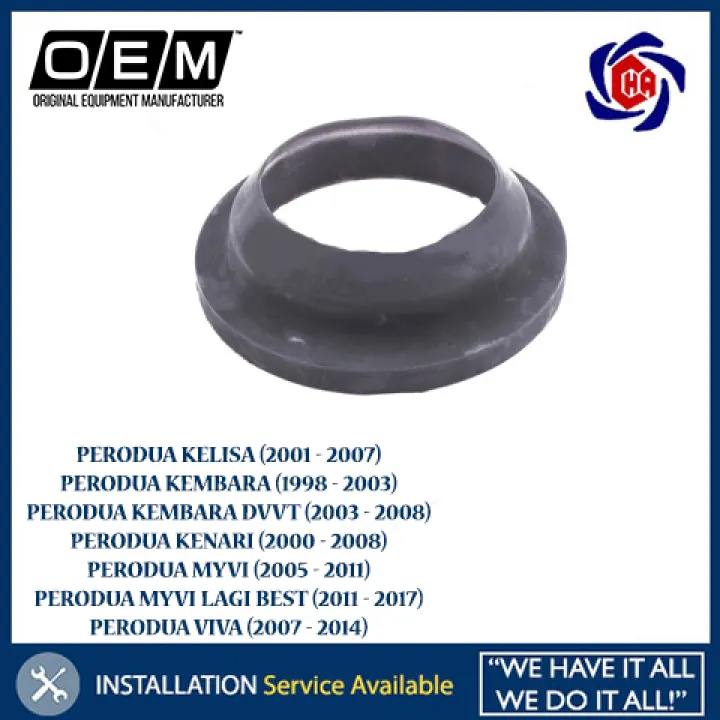 Kelisa Kembara Kenari Myvi Viva Innova Kembara Rear Upper Coil Spring Rubber Belakang Atas Getah 1pc Lazada