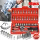 【46pcs/set Tools Kit】Chrome Vanadium Socket Set Tool Box Set Ratchet Spanner Wrench Set Car Motorcycle Motor Bicycle Repair Tool box set Socket Set Ratchet Wrench Combination Tool Kit  Set Alat Pembaikan Kereta 维修工具套装. 