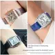 Quick Release Design Watch Strap For Cartier Santos Dumont Series Genuine Cowhide Watch Strap Men's And Women's 17.5Mm Bracelet. 